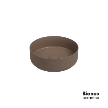 ΒIANCO CERAMICA ETNA, ΕΠΙΤΡΑΠΕΖΙΟΣ ΝΙΠΤΗΡΑΣ, TAUPE MATT, Φ36 CM, 33036-530