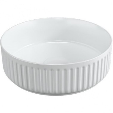 BIANCO CERAMICA ETNA-S ΕΠΙΤΡΑΠΕΖΙΟΣ ΝΙΠΤΗΡΑΣ ΠΟΡΣΕΛΑΝΗΣ WHITE, 36 CM, 33136-300