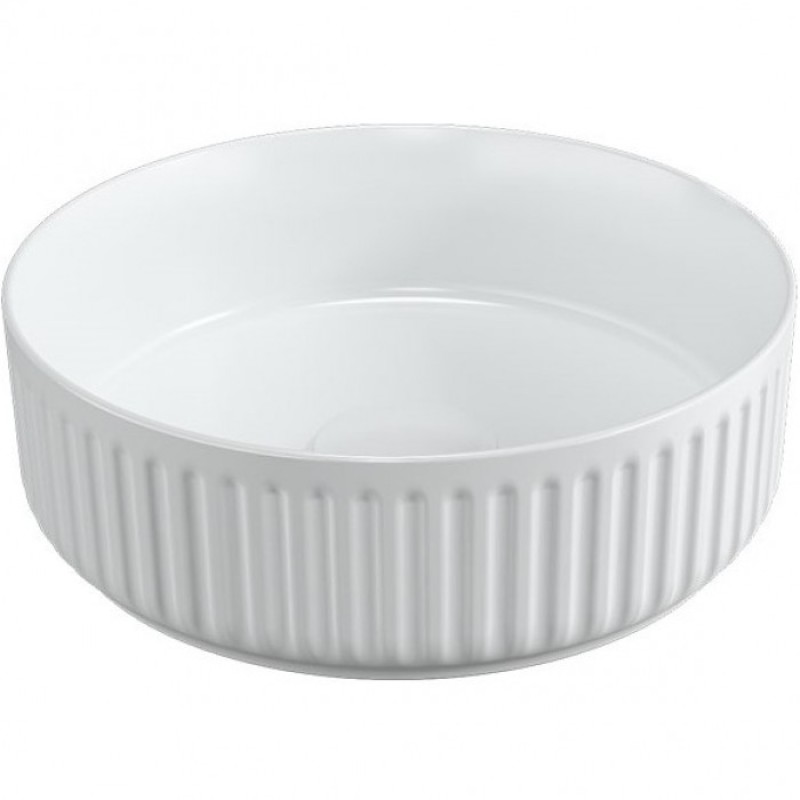 BIANCO CERAMICA ETNA-S ΕΠΙΤΡΑΠΕΖΙΟΣ ΝΙΠΤΗΡΑΣ ΠΟΡΣΕΛΑΝΗΣ WHITE, 36 CM, 33136-300