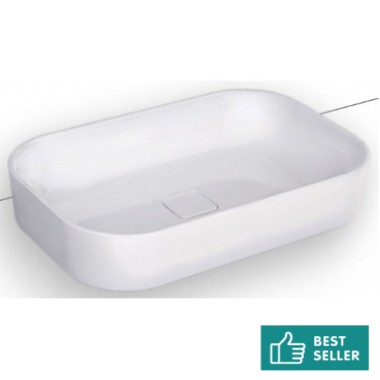 BIANCO CERAMICA CENTRO, ΕΠΙΤΡΑΠΕΖΙΟΣ ΠΟΡΣΕΛΑΝΑΤΟΣ ΝΙΠΤΗΡΑΣ, 60x40 CM,  ΛΕΚΟΣ, 34060-300