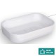 BIANCO CERAMICA CENTRO, ΕΠΙΤΡΑΠΕΖΙΟΣ ΠΟΡΣΕΛΑΝΑΤΟΣ ΝΙΠΤΗΡΑΣ, 60x40 CM,  ΛΕΚΟΣ, 34060-300