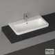 BIANCO CERAMICA URBAN 35, Πορσελάνινος Νιπτήρας με 1 Οπή, 80 x 35 cm, 35080-300