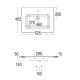 BIANCO CERAMICA FLAT 46 ΝΙΠΤΗΡΑΣ ΠΟΡΣΕΛΑΝΑΤΟΣ, 36060-300