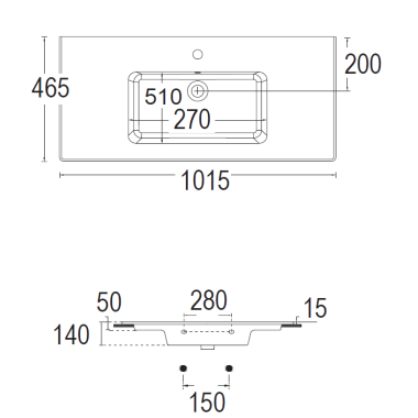 BIANCO CERAMICA FLAT 46 ΝΙΠΤΗΡΑΣ ΠΟΡΣΕΛΑΝΑΤΟΣ, 36100-300