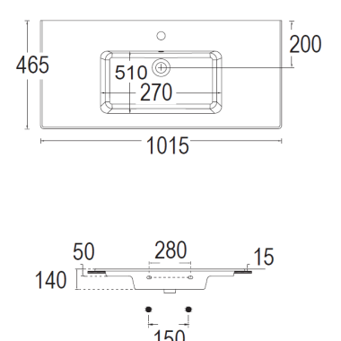 BIANCO CERAMICA FLAT 46 ΝΙΠΤΗΡΑΣ ΠΟΡΣΕΛΑΝΑΤΟΣ, 36100-300