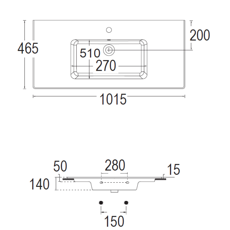 BIANCO CERAMICA FLAT 46 ΝΙΠΤΗΡΑΣ ΠΟΡΣΕΛΑΝΑΤΟΣ, 36100-300