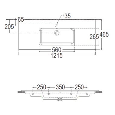 BIANCO CERAMICA FLAT 46 ΝΙΠΤΗΡΑΣ ΠΟΡΣΕΛΑΝΑΤΟΣ, 36121-300