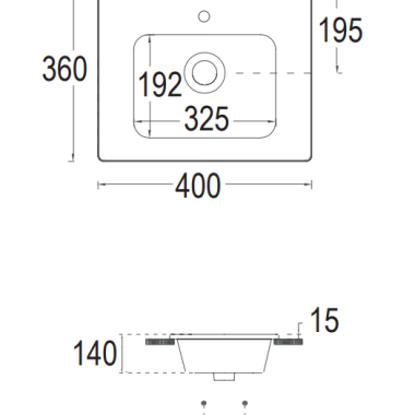 BIANCO CERAMICA FLAT 36 ΝΙΠΤΗΡΑΣ ΠΟΡΣΕΛΑΝΑΤΟΣ, 37040-300