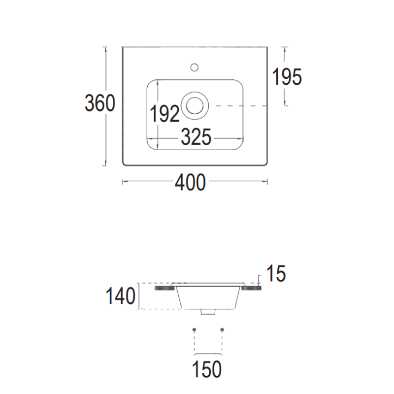 BIANCO CERAMICA FLAT 36 ΝΙΠΤΗΡΑΣ ΠΟΡΣΕΛΑΝΑΤΟΣ, 37040-300