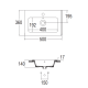 BIANCO CERAMICA FLAT 36 ΝΙΠΤΗΡΑΣ ΠΟΡΣΕΛΑΝΑΤΟΣ, 37050-300