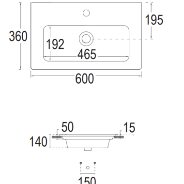 BIANCO CERAMICA FLAT 36 ΝΙΠΤΗΡΑΣ ΠΟΡΣΕΛΑΝΑΤΟΣ, 37060-300