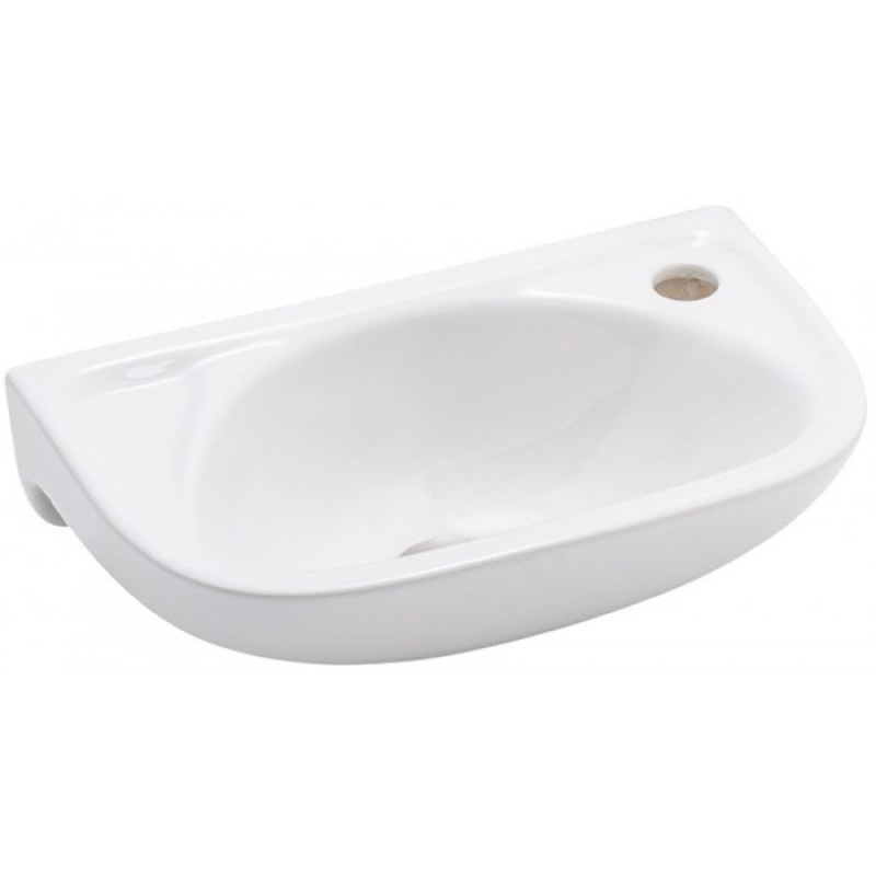 BIANCO CERAMICA, ΚΡΕΜΑΣΤΟΣ ΠΟΡΣΕΛΑΝΙΝΟΣ ΝΙΠΤΗΡΑΣ, WHITE, 41x26 CM, 39040-300