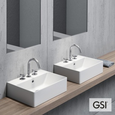 GSI KUBE-X, ΠΟΡΣΕΛΑΝΙΝΟΣ ΝΙΤΠΗΡΑΣ ΜΕ ΛΕΠΤΟ ΧΕΙΛΟΣ, 45x35 cm, 9485-300