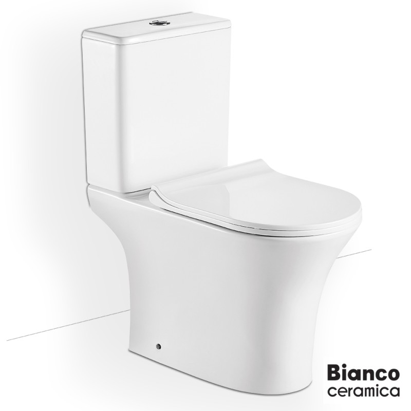 BIANCO CERAMICA AIDA, ΛΕΚΑΝΗ ΚΑΤΩΣΤΟΜΙΑ, ΚΑΛΥΜΜΑ SLIM SOFT CLOSE, SAD 12000S-300