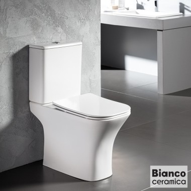 BIANCO CERAMICA DELIA DL 120, KΑΤΩΣΤΟΜΙΑ ΛΕΚΑΝΗ, ΚΑΛΥΜΜΑ SLIM SOFT CLOSE, SDL 12000SC-300