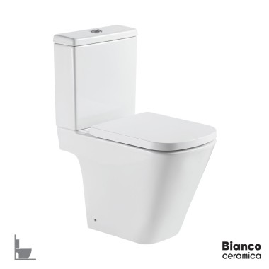 BIANCO CERAMICA SEGA SG 120, ΚΑΤΩΣΤΟΜΙΑ ΛΕΚΑΝΗ, ΚΑΛΥΜΜΑ SLIM SOFT CLOSE, RIMLESS, SG 12000SC-300