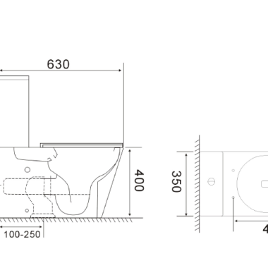 BIANCO CERAMICA VERSA VR 120, ΚΑΤΩΣΤΟΜΙΑ ΛΕΚΑΝΗ, ΚΑΛΥΜΜΑ SLIM SOFT CLOSE, RIMLESS, VR 12000SC-300