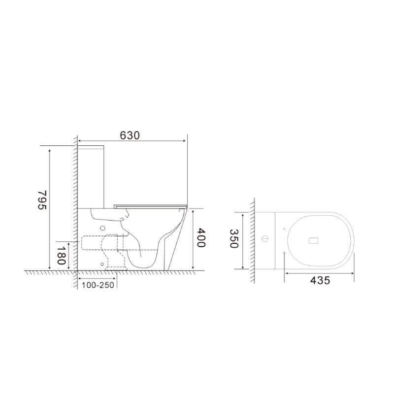 BIANCO CERAMICA VERSA VR 120, ΚΑΤΩΣΤΟΜΙΑ ΛΕΚΑΝΗ, ΚΑΛΥΜΜΑ SLIM SOFT CLOSE, RIMLESS, VR 12000SC-300