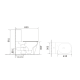BIANCO CERAMICA VERSA VR 120, ΚΑΤΩΣΤΟΜΙΑ ΛΕΚΑΝΗ, ΚΑΛΥΜΜΑ SLIM SOFT CLOSE, RIMLESS, VR 12000SC-300