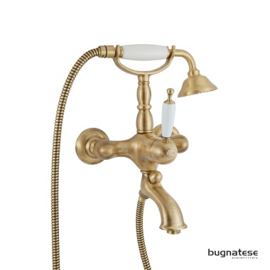 BUGNATESE OXFORD ΜΠΑΤΑΡΙΑ ΛΟΥΤΡΟΥ ΜΕ ΤΗΛΕΦΩΝΟ ΚΑΙ ΣΠΙΡΑΛ, BRONZE, 6300-220