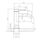 CORA COSMO 316L ΜΠΑΤΑΡΙΑ ΝΙΠΤΗΡΟΣ, INOX BRUSHED, 6111-111