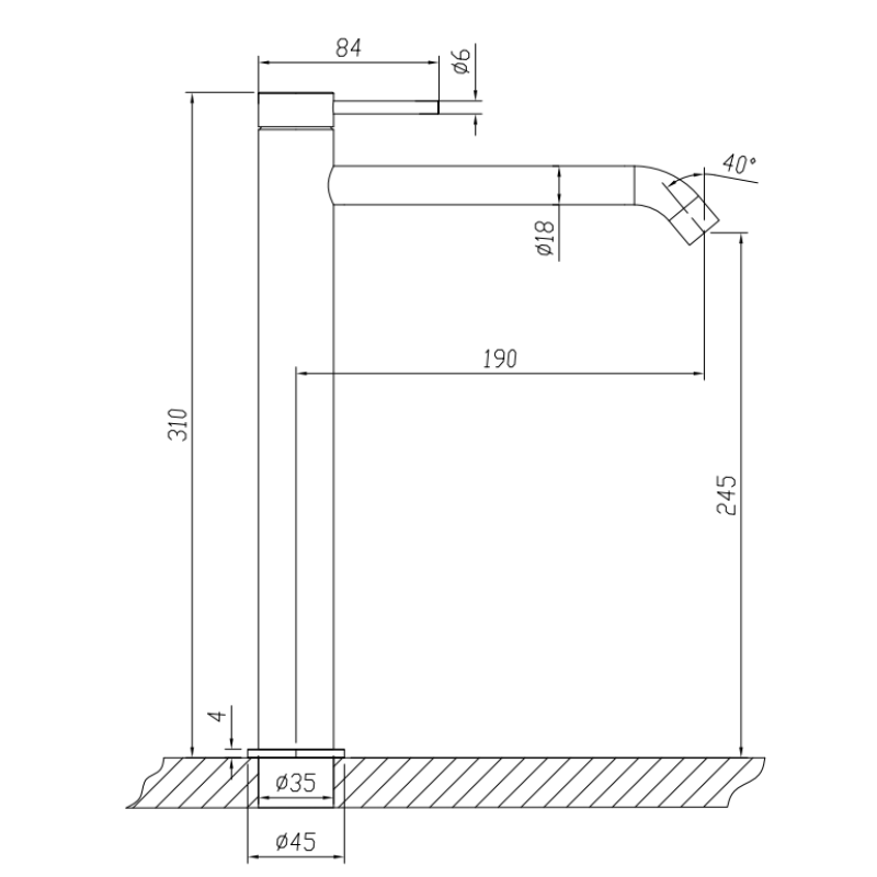 CORA COSMO 316L ΨΗΛΗ ΜΠΑΤΑΡΙΑ ΝΙΠΤΗΡΟΣ, INOX BRUSHED, 6113-111