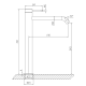CORA COSMO 316L ΨΗΛΗ ΜΠΑΤΑΡΙΑ ΝΙΠΤΗΡΟΣ, INOX BRUSHED, 6113-111