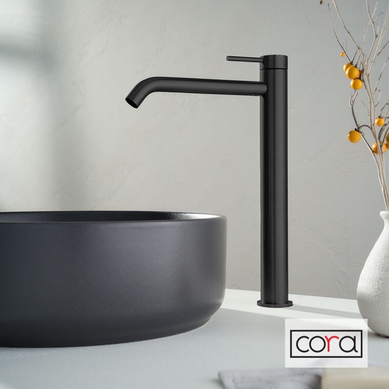 CORA COSMO 316L 316  ΨΗΛΗ ΜΠΑΤΑΡΙΑ ΝΙΠΤΗΡΟΣ BLACK BRUSHED (PVD), 6113-411