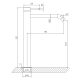 CORA COSMO 316L 316  ΨΗΛΗ ΜΠΑΤΑΡΙΑ ΝΙΠΤΗΡΟΣ BLACK BRUSHED (PVD), 6113-411