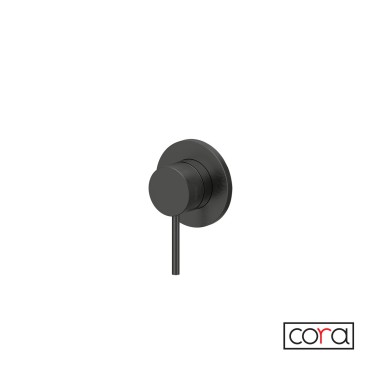 CORA COSMO 316L, ΜΙΚΤΗΣ ΕΝΤΟΙΧΙΣΜΟΥ ΝΤΟΥΣ 1 ΕΞΟΔΟΥ BLACK BRUSHED (PVD), 6150-411 