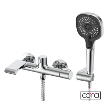 CORA OCCO ΜΠΑΤΑΡΙΑ ΛΟΥΤΡΟΥ, CHROME, 7200-100