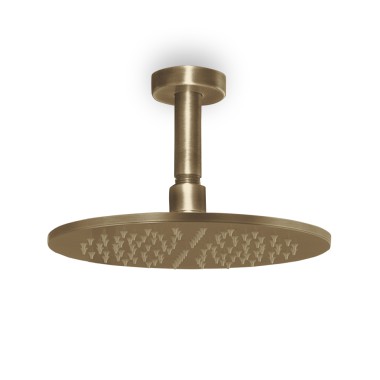 Cora, Ανακλινόμενη Κεφαλή Brass 22,5 cm, + Μπράτσο Οροφής 10 cm, Antique Brass, RV50000-221 + RV50813-221