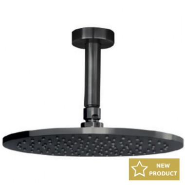 CORA COSMO 316L, ΜΙΚΤΗΣ ΕΝΤΟΙΧΙΣΜΟΥ ΝΤΟΥΣ 1 ΕΞΟΔΟΥ BLACK BRUSHED (PVD), 6150-411 