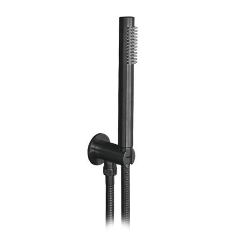 CORA COSMO 316L, ΜΙΚΤΗΣ ΕΝΤΟΙΧΙΣΜΟΥ ΝΤΟΥΣ 1 ΕΞΟΔΟΥ BLACK BRUSHED (PVD), 6150-411 