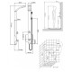 DOLCE VITA IDEA ΘΕΡΜΟΜΙΚΤΙΚΗ ΣΤΗΛΗ ΝΤΟΥΣ 2 ΕΞΟΔΩΝ, INOX MATT, IDEA-110