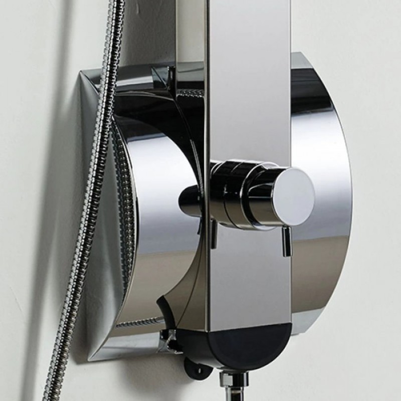 DOLCE VITA IDEA ΘΕΡΜΟΜΙΚΤΙΚΗ ΣΤΗΛΗ ΝΤΟΥΣ 2 ΕΞΟΔΩΝ, INOX MATT, IDEA-110