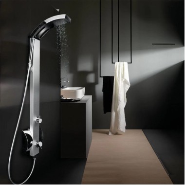 DOLCE VITA IDEA ΘΕΡΜΟΜΙΚΤΙΚΗ ΣΤΗΛΗ ΝΤΟΥΣ 2 ΕΞΟΔΩΝ, INOX MATT, IDEA-110