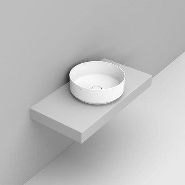 Ceramica Dolomite Noemi Round Vessel, Επιτραπέζιος Νιπτήρας, Φ44 cm, White, D310501