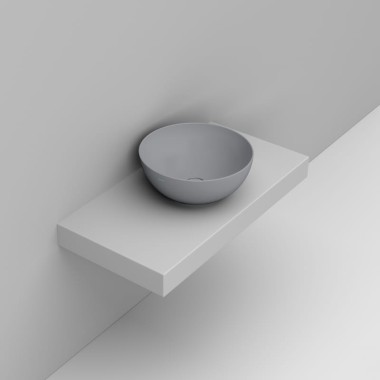 Ceramica Dolomite Noemi Bowl Vessel, Eπιτραπέζιος Νιπτήρας, Φ44, GREY, D310645