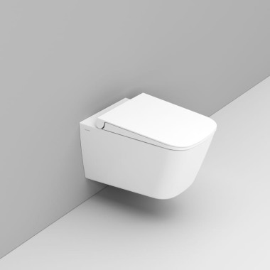 Ceramica Dolomite Μia, Λεκάνη Κρεμαστή, Soft Close/Rimless, White, 36×54 cm, D432501