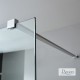 DEVON IWIS WALK-IN, ΚΑΜΠΙΝΑ ΣΤΑΘΕΡΟ ΚΡΥΣΤΑΛΛΟ, CLEAN GLASS, BLACK BRUSHED PVD, 100 (96-98), ΎΨΟΣ: 200 CM, IW 100C-111