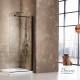 DEVON IWIS WD WALK-IN, ΚΑΜΠΙΝΑ ΣΤΑΘΕΡΟ ΚΡΥΣΤΑΛΛΟ, CLEAN GLASS, CHROME, 100 (97-99), ΎΨΟΣ: 185 CM, WD 100C-100