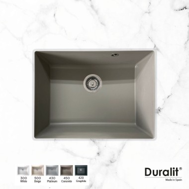 DURALIT, ΥΠΟΚΑΘΗΜΕΝΟΣ ΣΥΝΘΕΤΙΚΟΣ ΝΕΡΟΧΥΤΗΣ ΚΟΥΖΙΝΑΣ, 5 ΧΡΩΜΑΤΑ, 60x50 CM, KZ060U-xxx