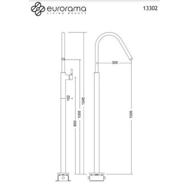 EURORAMA FLUSH ΕΠΙΔΑΠΕΔΙΑ ΜΠΑΤΑΡΙΑ ΝΙΠΤΗΡΑ ΜΠΑΝΙΟΥ ΜΕ ΠΕΡΙΣΤΡΕΦΟΜΕΝΟ ΡΟΥΞΟΥΝΙ CHROME