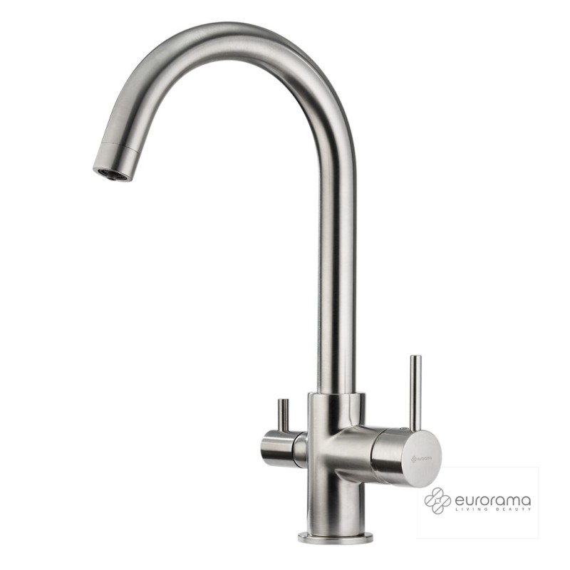 EURORAMA FILTER TAP, ΤΡΙΟΔΗ ΜΠΑΤΑΡΙΑ ΚΟΥΖΙΝΑΣ ΠΑΓΚΟΥ, 3 ΧΡΩΜΑΤΑ, 13535F-400