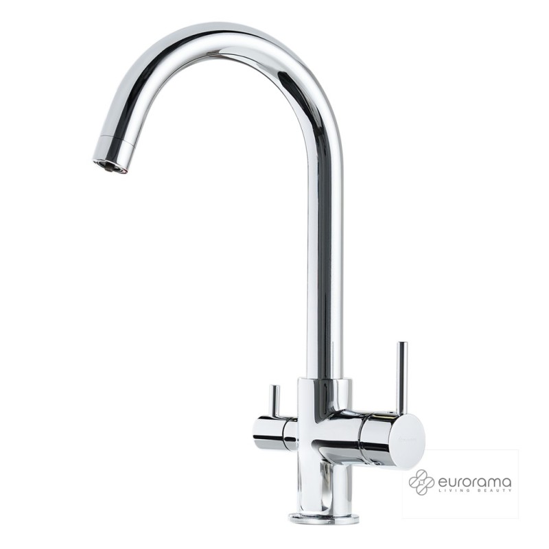 EURORAMA FILTER TAP, ΤΡΙΟΔΗ ΜΠΑΤΑΡΙΑ ΚΟΥΖΙΝΑΣ ΠΑΓΚΟΥ, 3 ΧΡΩΜΑΤΑ, 13535F-400
