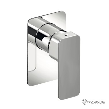 EURORAMA QUADRA ΜΙΚΤΗΣ ΕΝΤΟΙΧΙΣΜΟΥ 1 ΕΞΟΔΟΥ, CHROME, 144055SL-100
