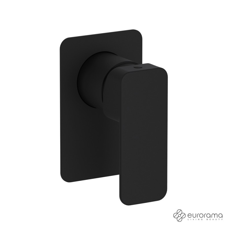EURORAMA QUADRA ΜΙΚΤΗΣ ΕΝΤΟΙΧΙΣΜΟΥ, BLACK MATT, 144055SL-400