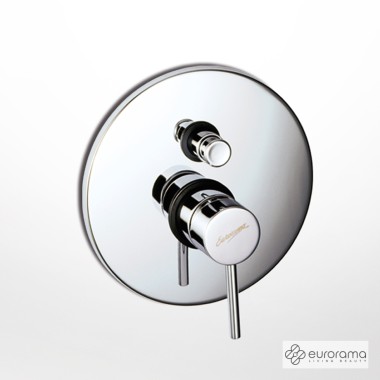 EURORAMA TONDA ΜΙΚΤΗΣ ΕΝΤΟΙΧΙΣΜΟΥ 1 ΕΞΟΔΟΥ, CHROME, 145030-100