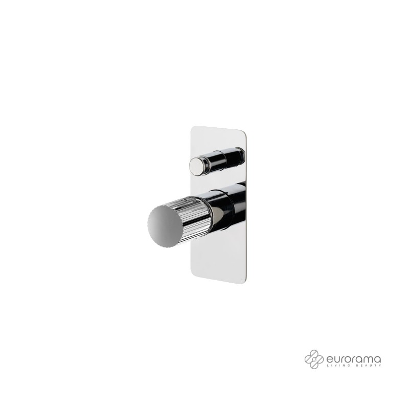 EURORAMA OSO ΜΙΚΤΗΣ ΕΝΤΟΙΧΙΣΜΟΥ 2 ΕΞΟΔΩΝ, CHROME, 178030SL-100